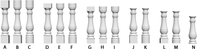 Bradford Balusters